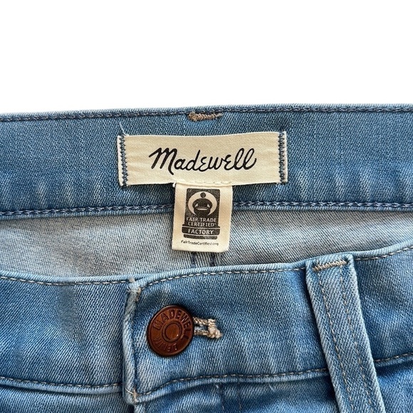 Madewell High-Rise Roadtripper Light Wash Supersoft Jeggings - Size 33 - Picture 6 of 13